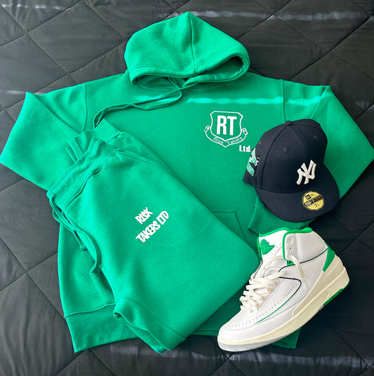 Kelly Green With White Unisex RT Sweatsuit