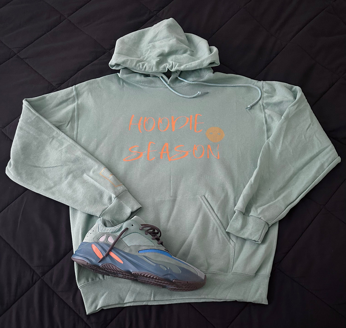 Sage With Orange And Gold Unisex “Hoodie Season” Hoodie