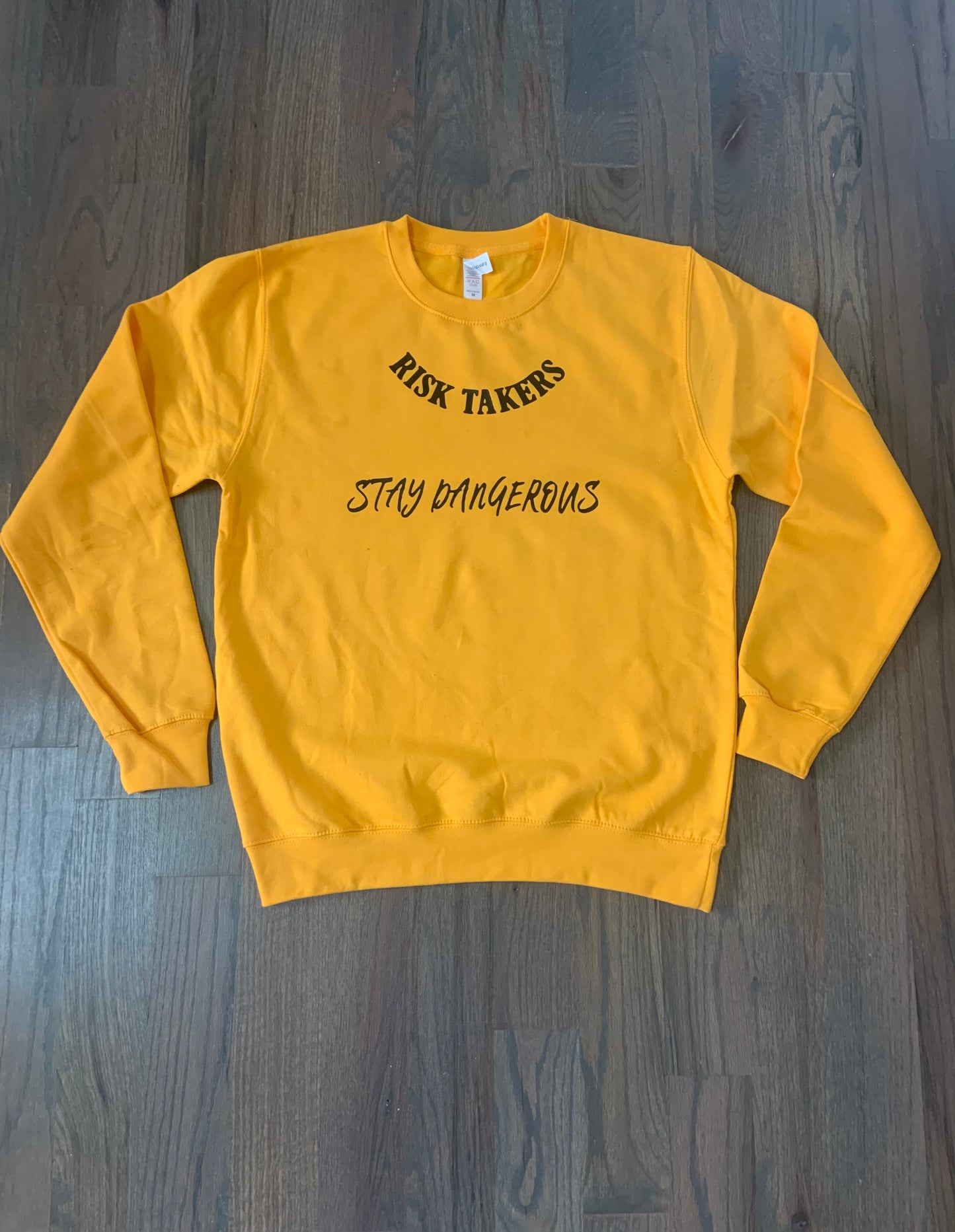 Dangerous Crewneck Sweatshirt Gold