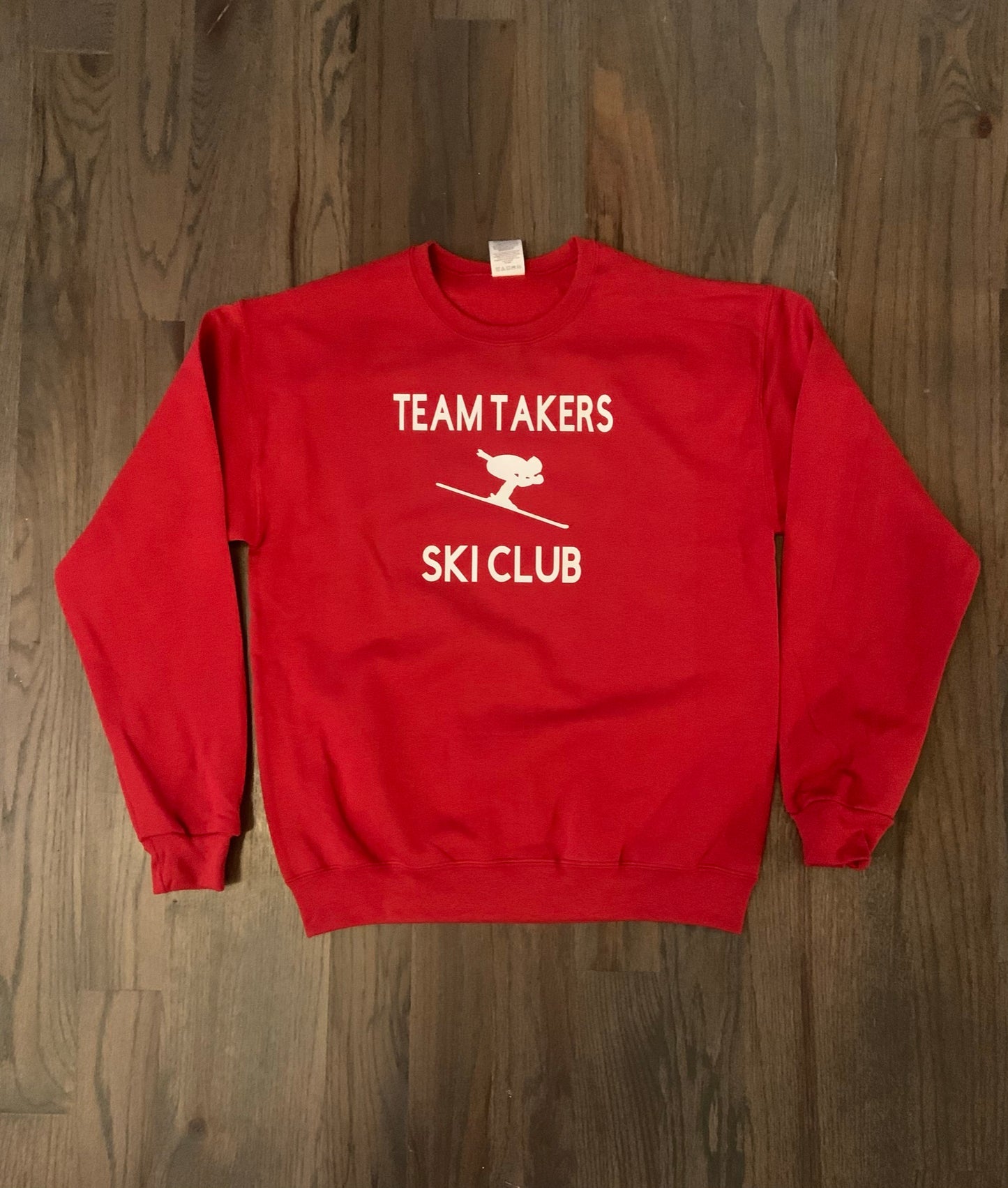 Red Ski Club Crewneck Sweatshirt