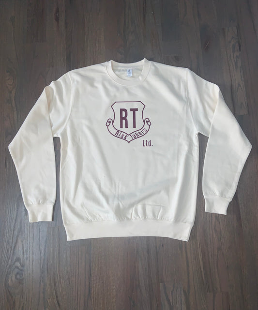 Cream Classic Crewneck Sweatshirt