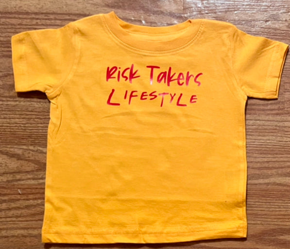 Yellow With Red Kids RT Lifestyle Tee