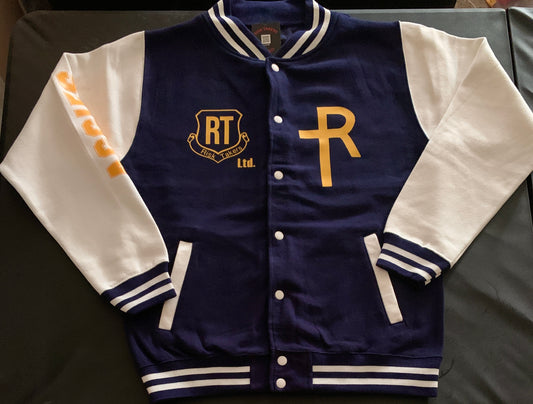 Navy x White x Gold NC A&T Aggies Unisex Varsity Jacket