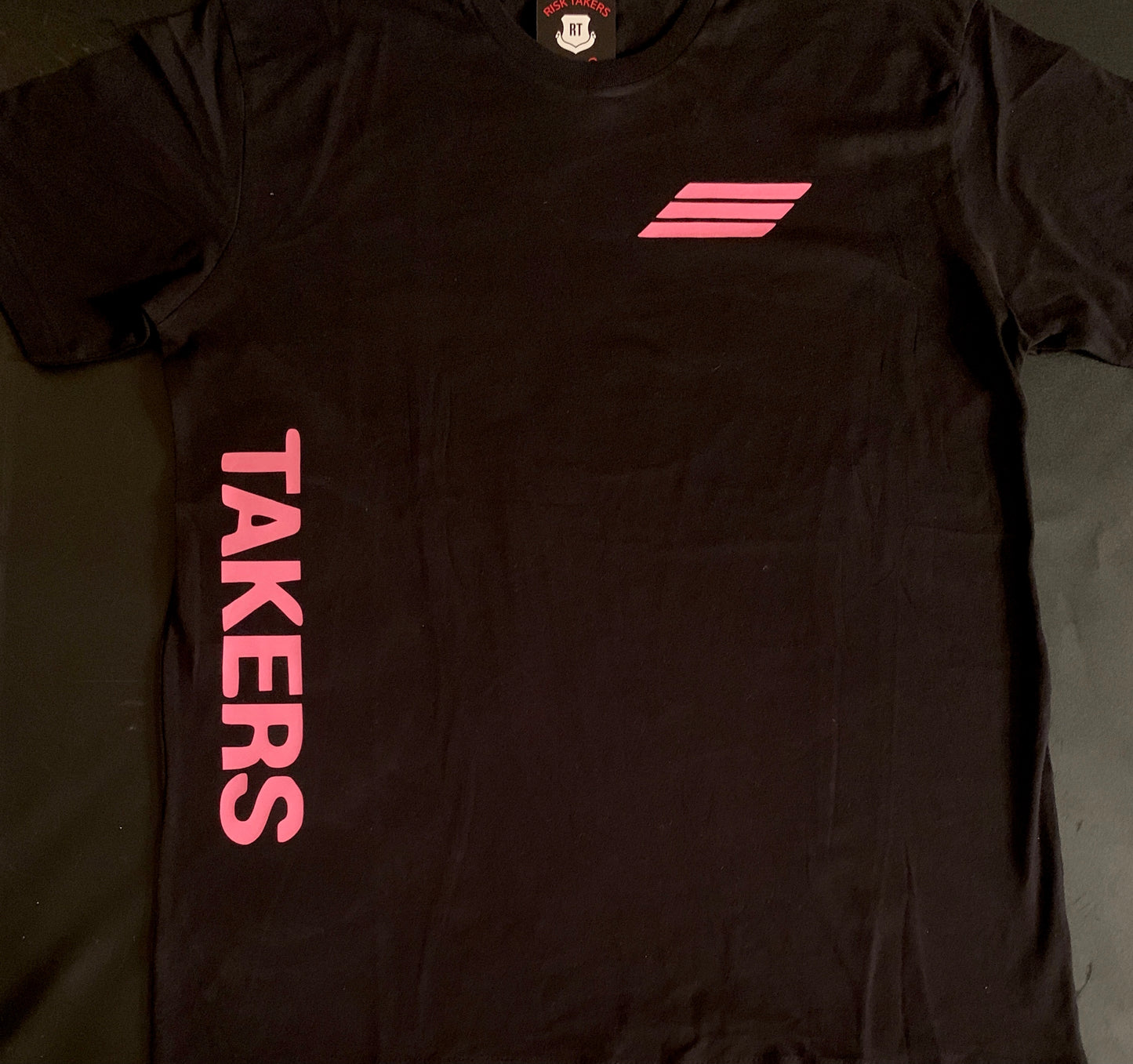 Wavy Takers Tees Black/Pink..  Black/Lime Black/White