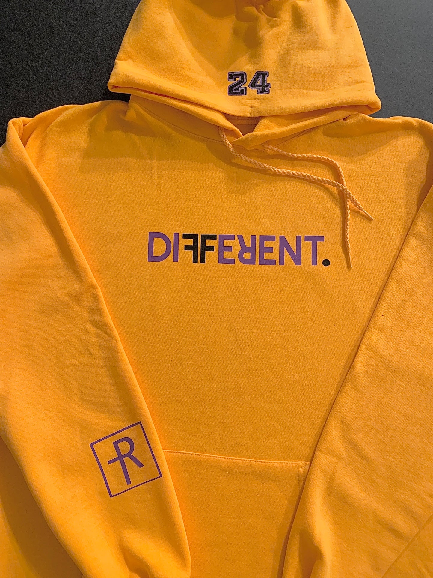 Gold With Purple And Black Kobe “Different” Hoody