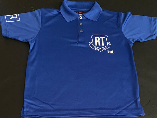 Youth Royal And White Basic RT Polo