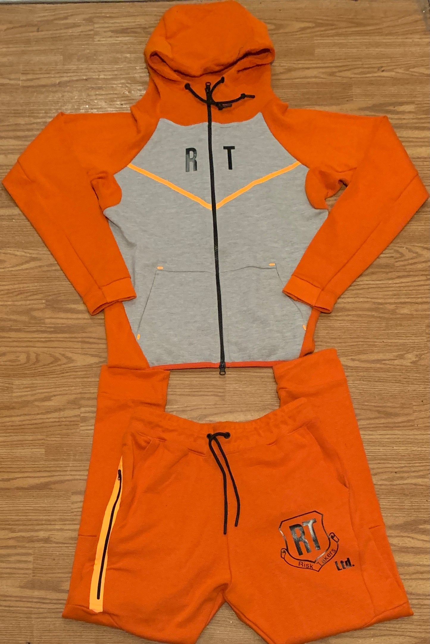 3m Orange With Grey Unisex RT Tech Suit